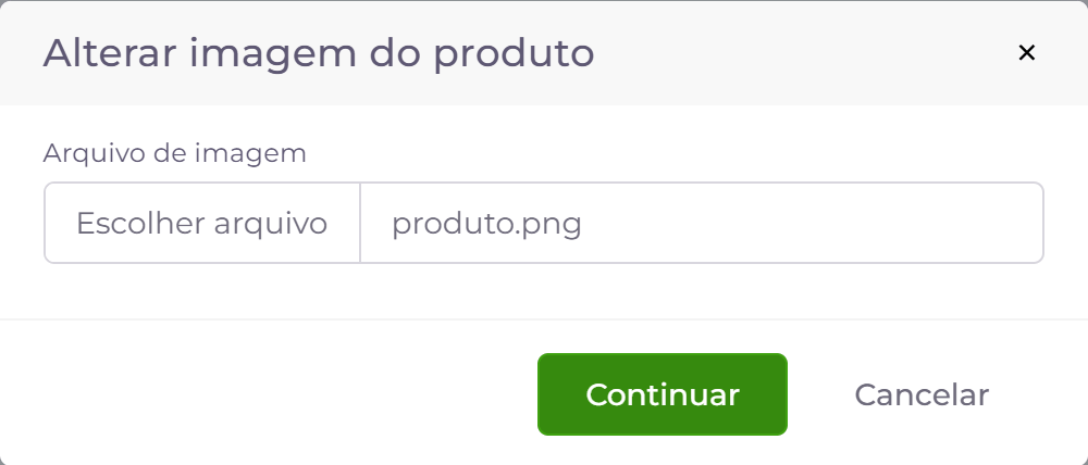 Escolha da imagem.