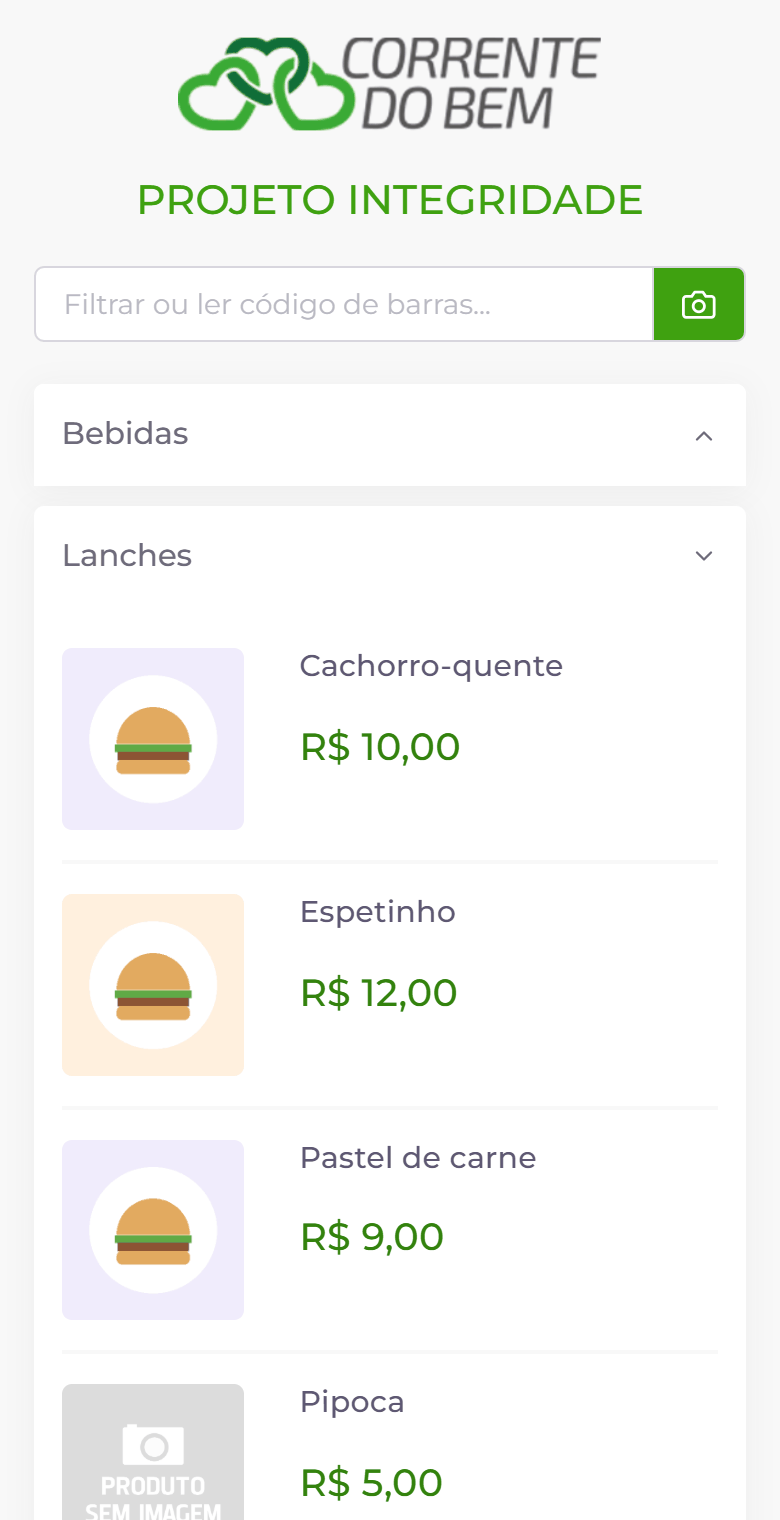 Categoria aberta.